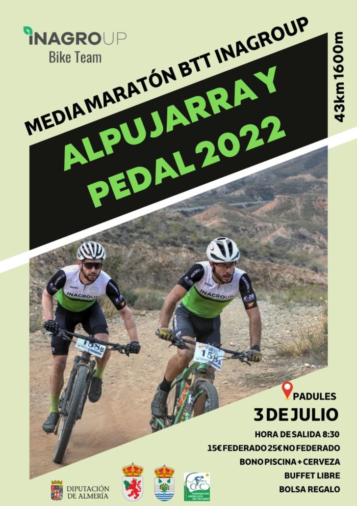 Cartel Alpujarra y pedal 2022 - Media maratón BTT