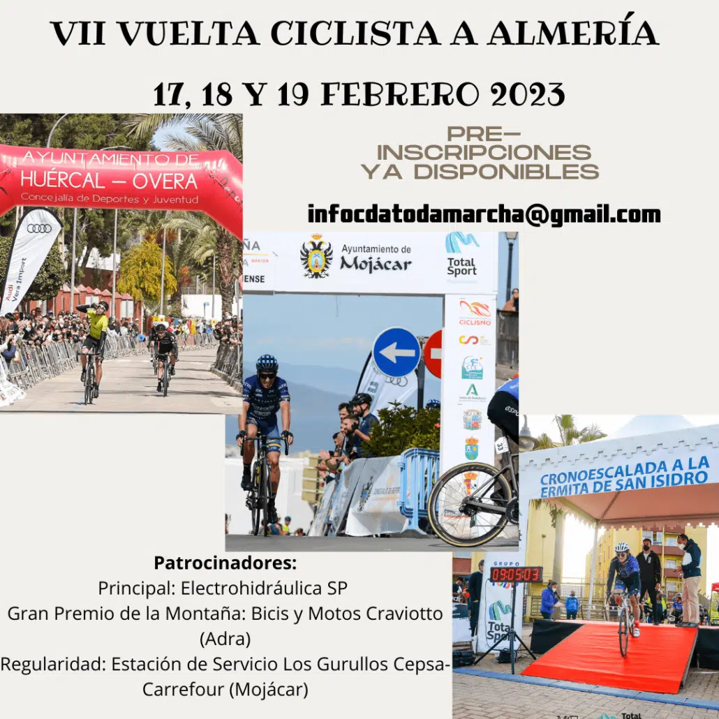 Cartel VII Vuelta Ciclista a Almería 2023