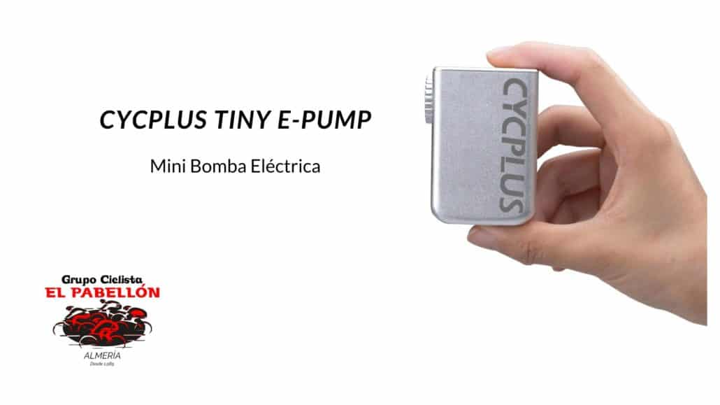 CYCPLUS Tiny E-Pump: La bomba de bicicleta inteligente que debes tener