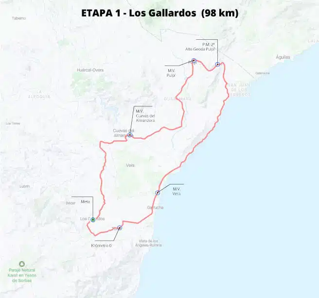 Etapa 1 VIII Vuelta Ciclista a Almería 2024